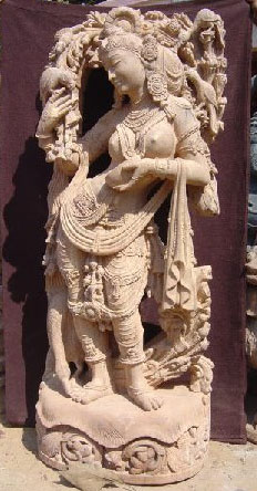 Manufacturers Exporters and Wholesale Suppliers of Sand Stone Lady Figure Sand Stone Carving Bhubaneswar Orissa